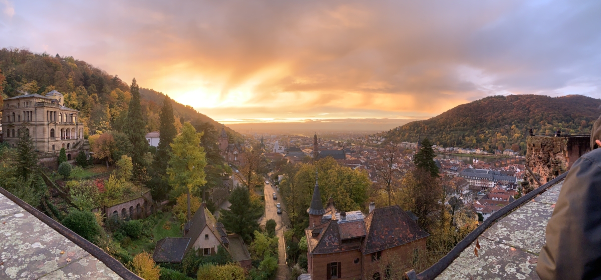 view from Heidelberg Castle